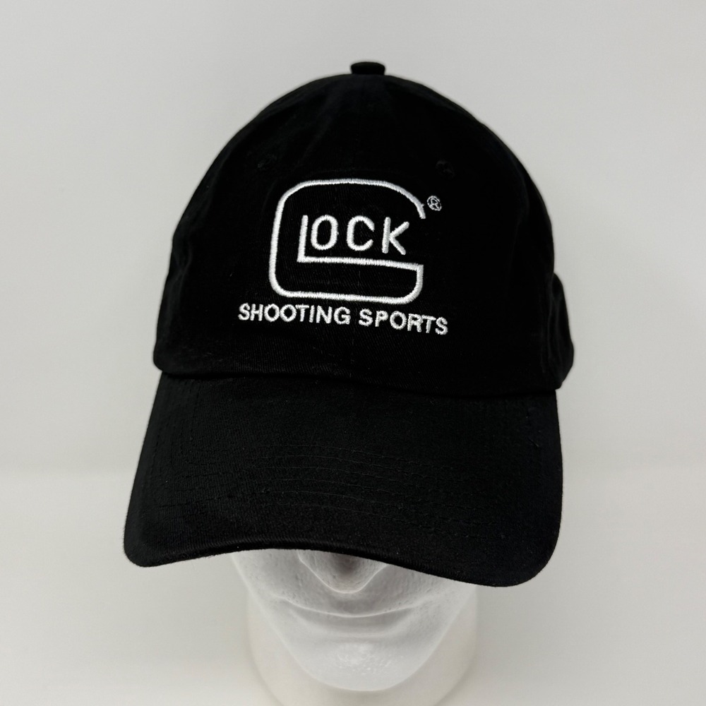 Glock Shooting Sports Black Embroidered Baseball Cap Adjustable Cotton Hat